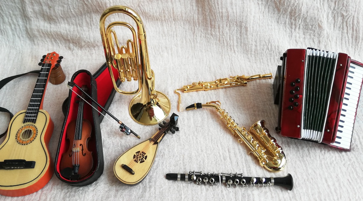 Musikinstrumente Miniaturen